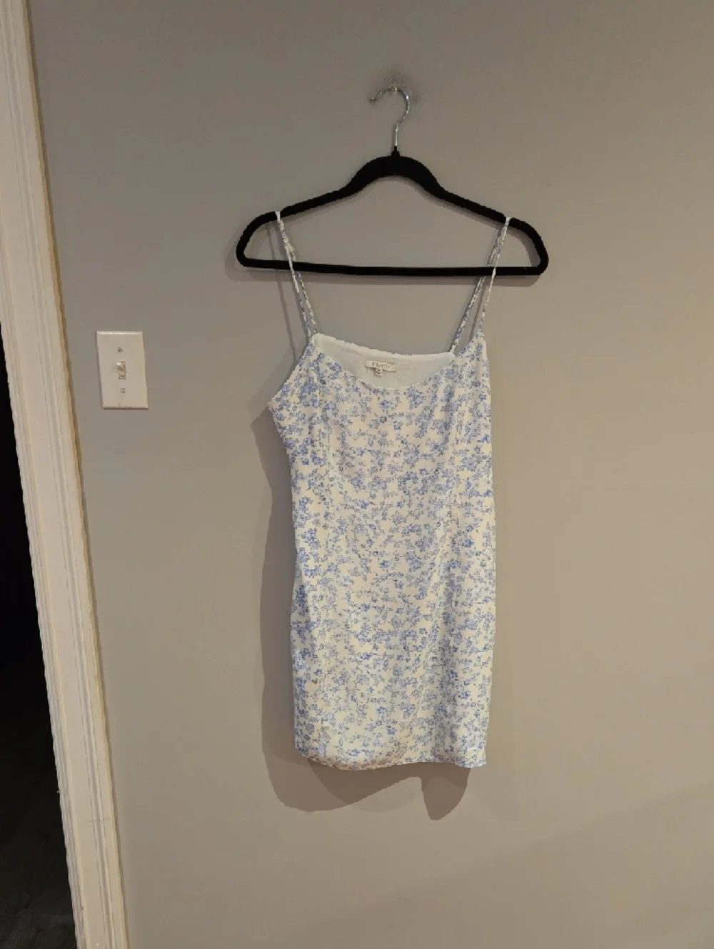 Z Supply Blue Floral Midi Slip Dress - Picture 5 of 7